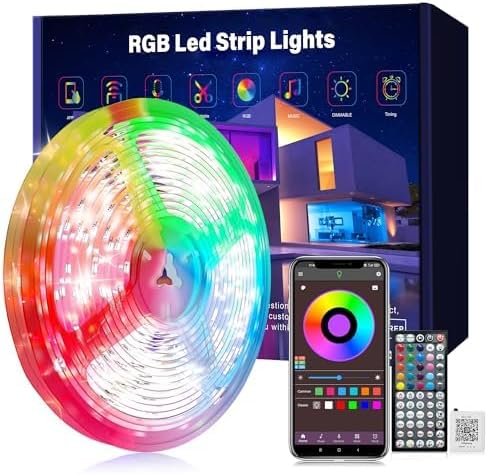 RGB LED Strip Lights 50ft