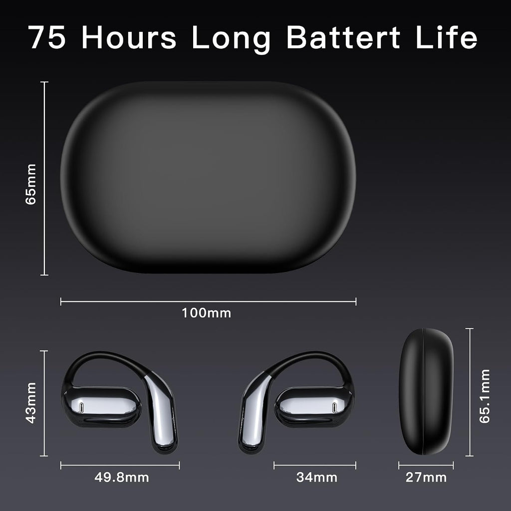 Hsility Wireless Earbuds LED display case